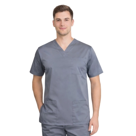 Bluza chirurgiczna męska szara elastyczna roz. M – bluza chirurgiczna – odzież medyczna